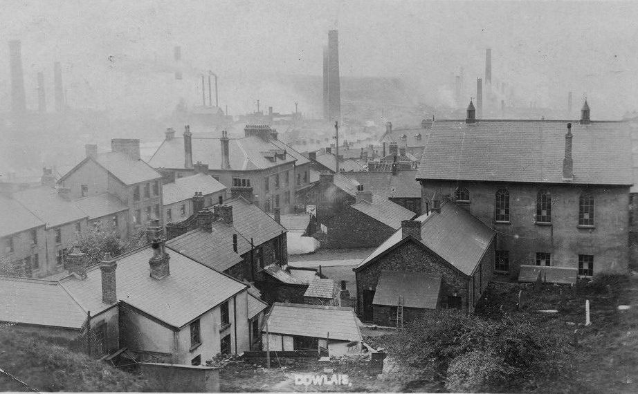 Old view of Hebron and Dowlais